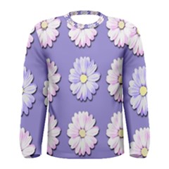 Daisy Flowers Wild Flowers Bloom Men s Long Sleeve Tee by Nexatart