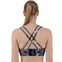 Awesome Wild Black Horses Running In The Night Back Weave Sports Bra View2