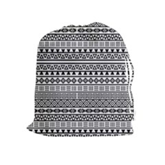 Aztec Influence Pattern Drawstring Pouches (extra Large) by ValentinaDesign