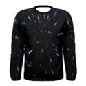 Space Warp Speed Hyperspace Through Starfield Nebula Space Star Line Light Hole Men s Long Sleeve Tee View1