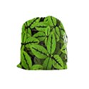 Nature Print Pattern Drawstring Pouches (Large)  View1