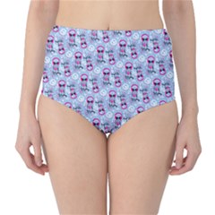 Pattern Kitty Headphones  High-waist Bikini Bottoms by iCreate
