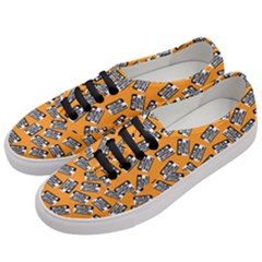 Pattern Halloween  Women s Classic Low Top Sneakers by iCreate