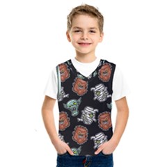 Pattern Halloween Werewolf Mummy Vampire Icreate Kids  Sportswear by iCreate