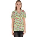 Sweet pattern Scrub Top View1