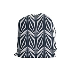 Art Deco, Black,white,graphic Design,vintage,elegant,chic Drawstring Pouches (large)  by NouveauDesign