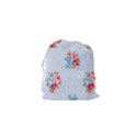 cute shabby chic floral pattern Drawstring Pouches (XS)  View2