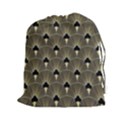 art deco fan pattern Drawstring Pouches (XXL) View1