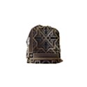 Gold metallic and black art deco Drawstring Pouches (XS)  View2