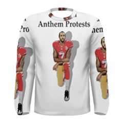 National Anthem Protest Men s Long Sleeve Tee by Valentinaart