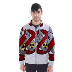 No Nuclear Weapons Wind Breaker (men) by Valentinaart