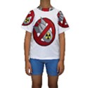 No nuclear weapons Kids  Short Sleeve Swimwear View1