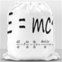 E=mc2 formula physics relativity Drawstring Bag (Large) View2
