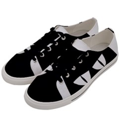 Cat Vector Clipart Figure Animals Men s Low Top Canvas Sneakers by Celenk