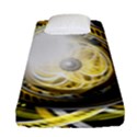 Incredible Eye of a Yellow Construction Robot Fitted Sheet (Single Size) View1