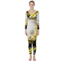 Incredible Eye of a Yellow Construction Robot Long Sleeve Catsuit View1