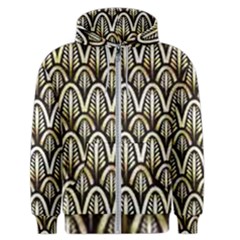 Art Deco Men s Zipper Hoodie by NouveauDesign
