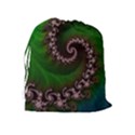 Benthic Saltlife Fractal Tribute for Reef Divers Drawstring Pouches (Extra Large) View2