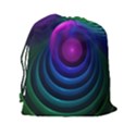 Beautiful Rainbow Marble Fractals in Hyperspace Drawstring Pouches (XXL) View2