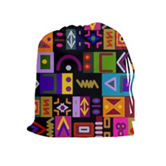 Abstract A Colorful Modern Illustration Drawstring Pouches (extra Large) by Celenk