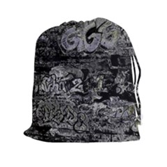 Graffiti Drawstring Pouches (xxl) by ValentinaDesign