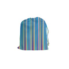 Colorful Color Arrangement Drawstring Pouches (small)  by Celenk