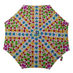 So Sweet And Hearty As Love Can Be Hook Handle Umbrellas (large) by pepitasart