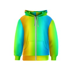 Pattern Kids  Zipper Hoodie by gasi