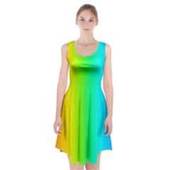 Pattern Racerback Midi Dress by gasi