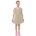 Pattern Kids  Short Sleeve Velvet Dress View1