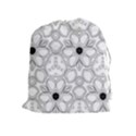 Pattern Zentangle Handdrawn Design Drawstring Pouches (Extra Large) View1