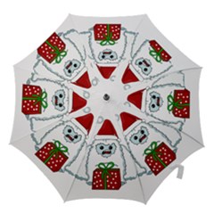 Yeti Xmas Hook Handle Umbrellas (large) by Valentinaart