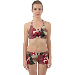 Karl Marx Santa  Back Web Sports Bra Set by Valentinaart