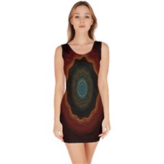 Cosmic Eye Kaleidoscope Art Pattern Bodycon Dress by Celenk