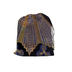 Deco Fan Drawstring Pouches (large)  by DeneWestUK
