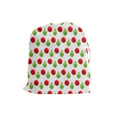 Watercolor Ornaments Drawstring Pouches (large)  by patternstudio