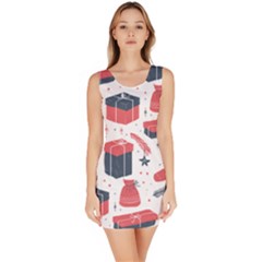 Christmas Gift Sketch Bodycon Dress by patternstudio