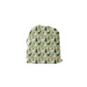 Reindeer Tree Forest Art Drawstring Pouches (XS)  View2
