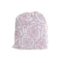 pink peonies Drawstring Pouches (Large)  View1