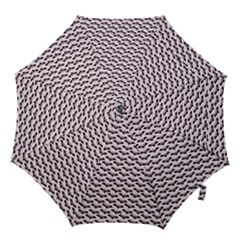 Halloween Lilac Paper Pattern Hook Handle Umbrellas (small) by Celenk