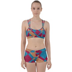 Fabric Textile Cloth Material Women s Sports Set by Celenk