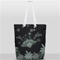 Surfboard With Dolphin, Flowers, Palm And Turtle Full Print Rope Handle Tote (Small) View2