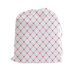 Hearts Pattern Love Design Drawstring Pouches (xxl) by Celenk