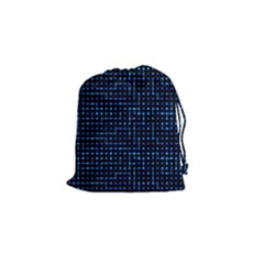 Sci Fi Tech Circuit Drawstring Pouches (small)  by jumpercat