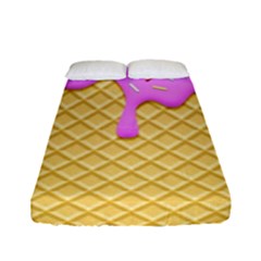 Strawberry Ice Cream Fitted Sheet (full/ Double Size) by jumpercat