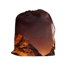 Italy Night Evening Stars Drawstring Pouches (extra Large) by BangZart
