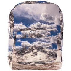 Italy Landscape Mountains Winter Full Print Backpack by BangZart