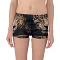 Jaguar Water Stalking Eyes Reversible Boyleg Bikini Bottoms View3