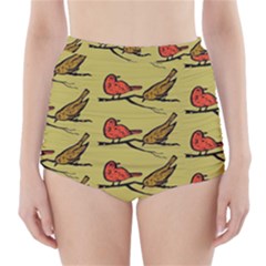 Animal Nature Wild Wildlife High-waisted Bikini Bottoms by BangZart
