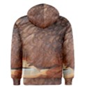 Feather Chicken Close Up Red Men s Pullover Hoodie View2